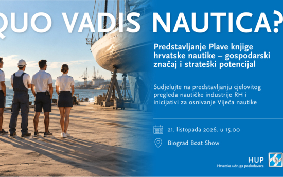 HUP - Nautical Sector Association announces “Quo Vadis Nautica” at the Biograd Boat Show: Presentation of Croatia’s first Blue Book of the nautical industry
